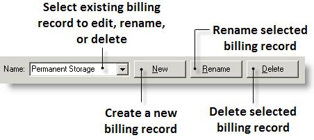 Figure 1: Recurring Billing Setup interface The menu present near the top of the General Information tab will allow a user to select from a list of billing records belonging to the order along