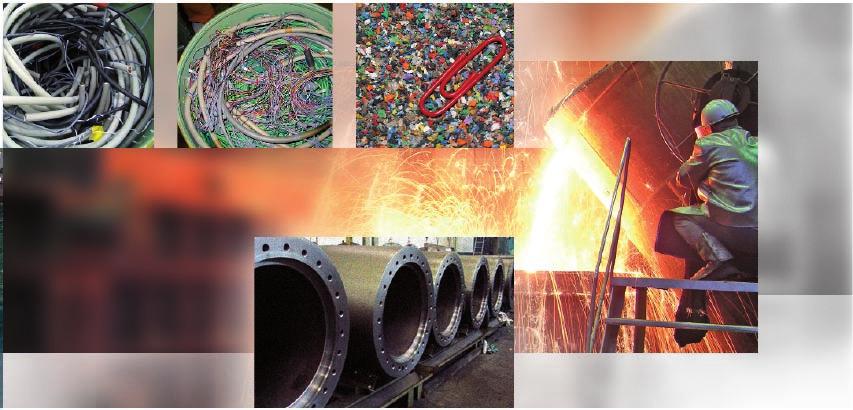 Safe Recycling During operation of nuclear facilities and their shut-down, large quantities of radioactively contaminated materials arise, including metal components such as pipes, valves, heat