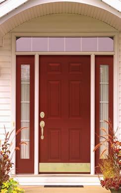 LEGACY STEEL You can customize your 20-gauge entry door by ordering different styles and finishes on each side of your door. Smooth Custom Widths & Heights.