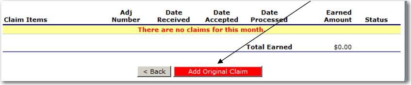 4: On the CACFP Claim Month Details screen, select