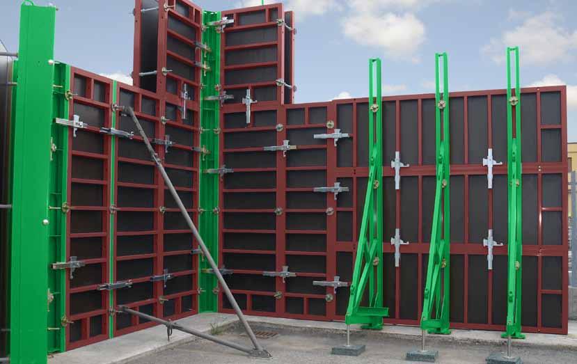 «easy formwork system» Easy Formwork system represents the most up to date system to produce any kind of walls, with different length and geometrical shapes, in a quickly and versatile way.