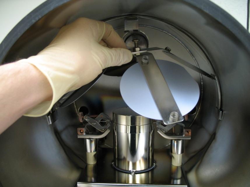 Methods: 1. Measuring the SiO 2 thickness: Measure the thickness of the silicon dioxide at several different points on the wafer using the Nanospec.
