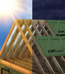 Can take a Scorching. And a Drenching. ZIP System radiant barrier roof panels are the fastest way to beat heat and moisture.