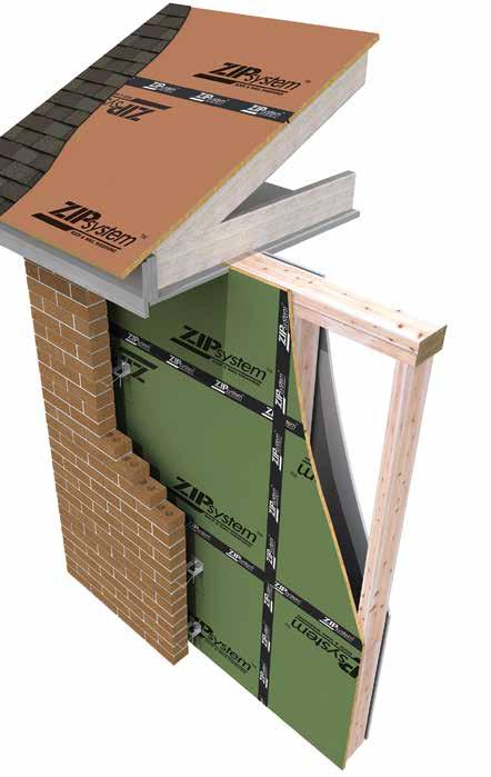 SHEATHING & TAPE Three thicknesses. Two colors. It s one panel that can do it all. ZIP System sheathing & tape is designed to streamline work on the jobsite.