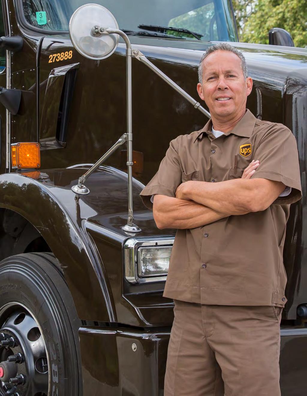 Environmental Responsibility COMMITTED TO MORE Mark Espinosa UPSer Mark Espinosa drives a Liquefied Natural Gas (LNG) vehicle on his daily Southern California route, playing an important role in the