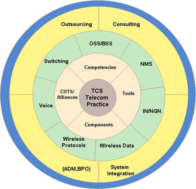 Telecom Organisation & Offerings - Value Integrator EV 22% 64% CSPs Year % of Revenue of TCS 2008* 17.50% 2007 17.0 % 2006 15.