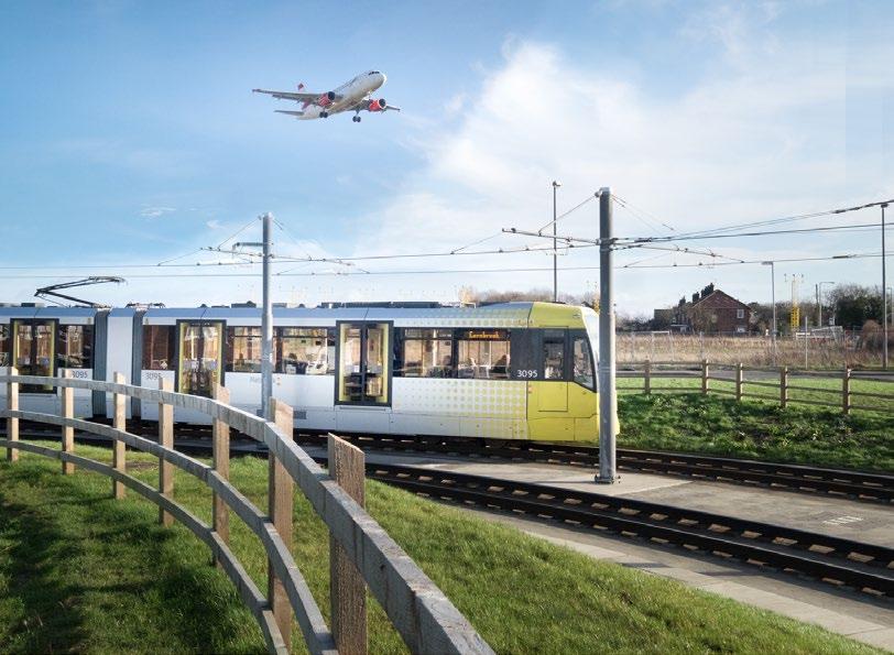 Liverpool, Warrington Central to Airport Northern Connect service.