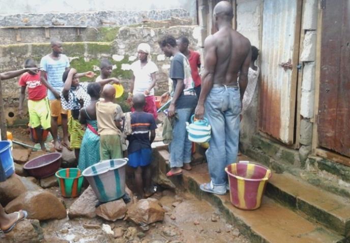 IMPROVING SANITATION AND WATER QUALITY IN LOKO TOWN INTRODUCTION The Loko Town area Figure: 001 Struggle for Pipe borne water in Loko Town This document is about raising awareness for the proper use