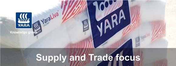 Supply & Trade plays an important role in Yara as it is responsible