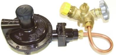 c. High capacity relief provides overpressure protection Test Taps LV404B4 Part # Inlet (NPT) Orifice Size Adjustment Version 1 MAOP PSIG Cross Ref LV404B4 1/4" 1/2" 0.219 9-13 w.c. 11 w.c. Relief 525,000 250 R232A-BBF LV404B46 1/4" 3/4" 0.