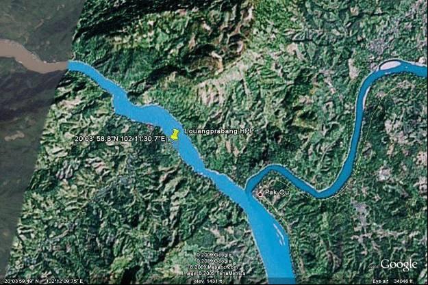 4.2.7 MAPS AND IMAGES Google earth pictures of Louangprabang