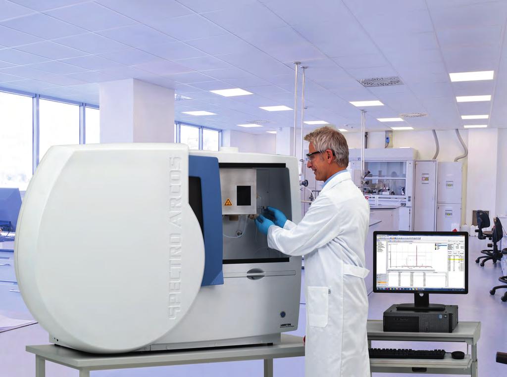 SPECTRO ARCOS For the most demanding elemental analyses in industry and research SPECTRO ARCOS advantages: analysis without compromise Revolutionary resolution and sensitivity SPECTRO ARCOS provides