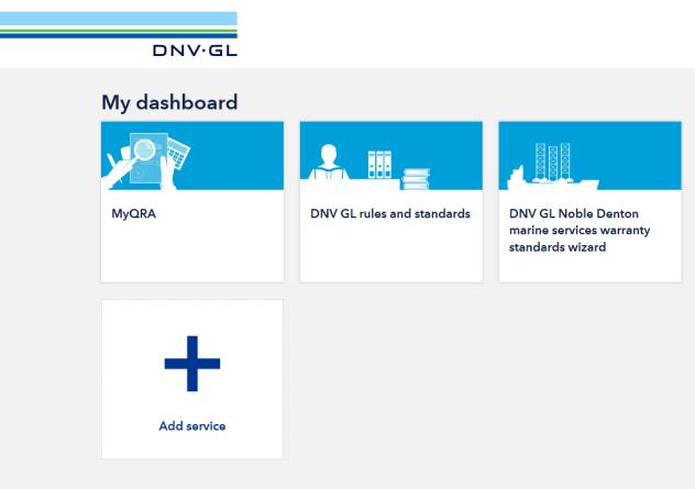 Customers will be able to access their interactive QRA dashboard through our customer portal MyDNVGL Upon agreement with customer, DNV GL will setup a project site which will include the interactive