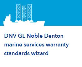 Noble Denton Marine Services warranty standards wizard Tool to find relevant sections in the standard based on
