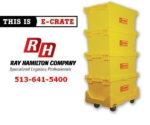 The Ray Hamilton E-Crate and dolly system makes for an