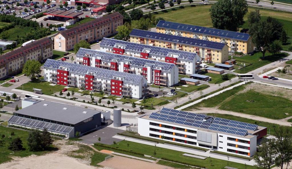 Solar collectors in Crailsheim,