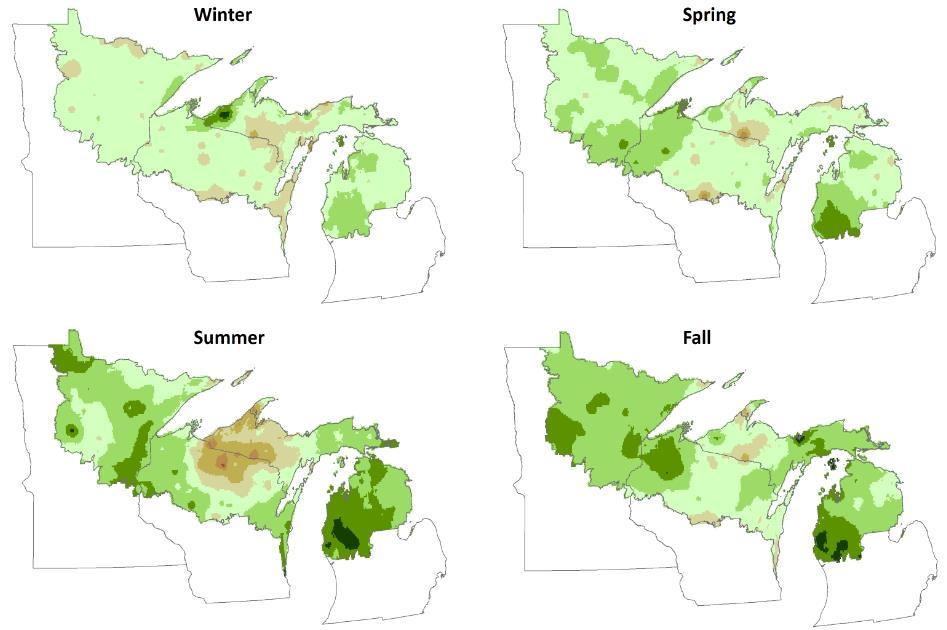 Observed Precipitation Changes Change in