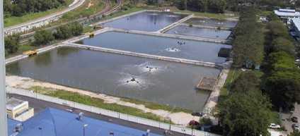Effluent from maturation pond can be used