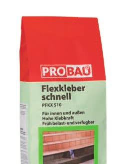 Everything you need: Quick Flexible Adhesive Suitable for bonding tiles, slabs, mosaic tiles, earthenware, split tiles, clinker brick tiles and