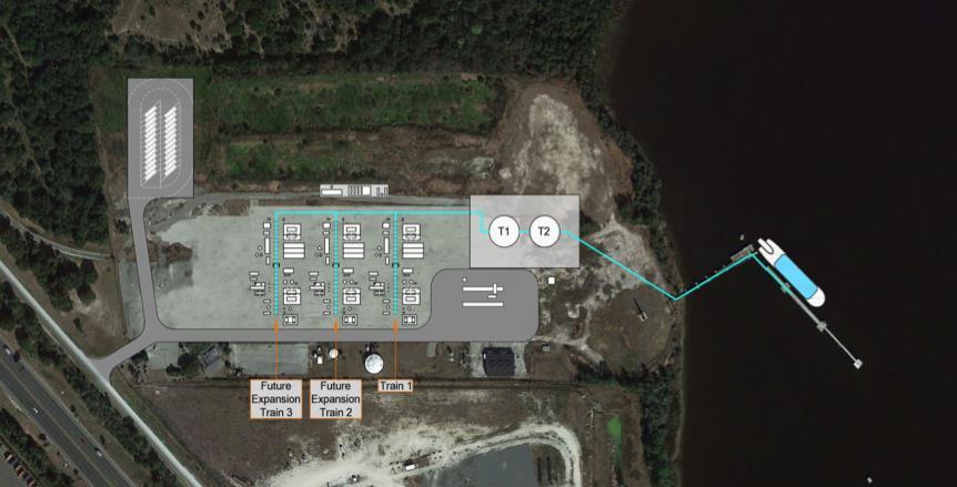 Jacksonville LNG Project 1 st bunker barge