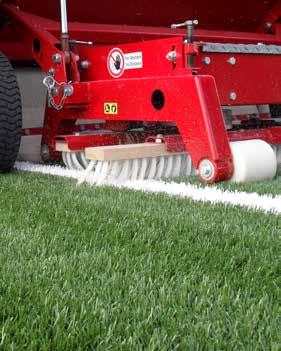 The location of seams is also carefully considered to position seam lines away from the most highly used sections of the pitch; enhancing durability and longevity.