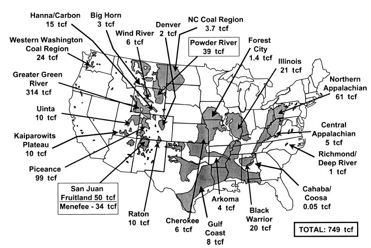 Illinois Basin among the CBM basins