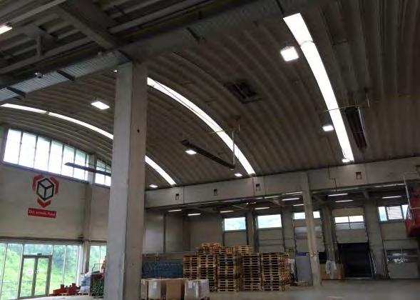 As a result of the positive experience with LED lighting, the company now plans to refurbish outside lighting to LED as well.