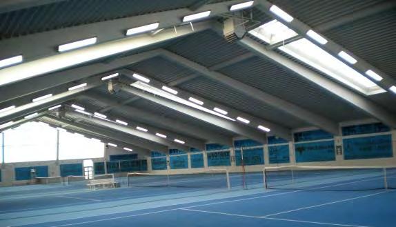 Austria Total installed electric capacity 31 kw 24 kw Number of lighting points (luminaires) 480 288 Main lamp type Fluorescent lamps (58 W each) with low-loss ballasts Fluorescent lamps (80 W each)