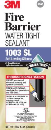 Fire Barrier Water Tight Silicone Sealers 3M announces that its line of Fire Barrier Water Tight Silicone Sealants are the first Firestopping Systems to meet the new UL Water Leakage Test - Class One