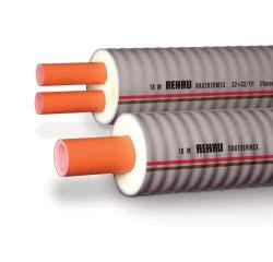RAUTHERMEX PE-Xa pre-insulated pipe offers the excellent thermal insulation and temperature resistance up to 95ºC.
