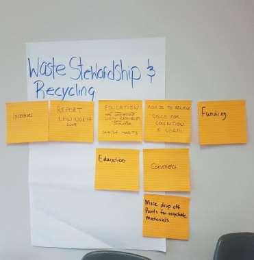 Discussion: Waste Stewardship and Recycling Awareness and education Logistics and population density in remote regions