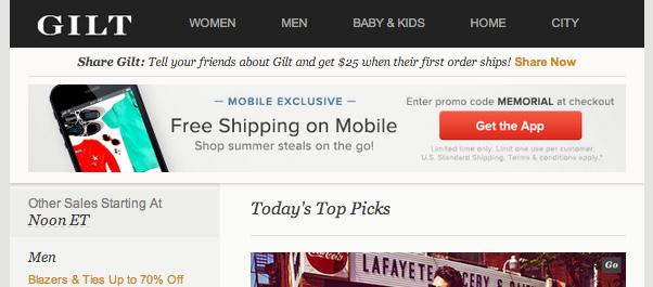Gilt s success in mobile can be tied to the following: 1. Simplicity: Gilt has created useful and usable mobile touchpoints that make mobile shopping easy.