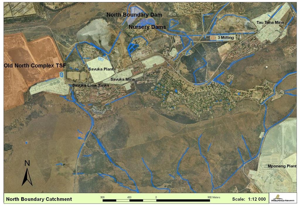 Figure 8: North Boundary sub-catchment (EMD, 2011b) 3.5 