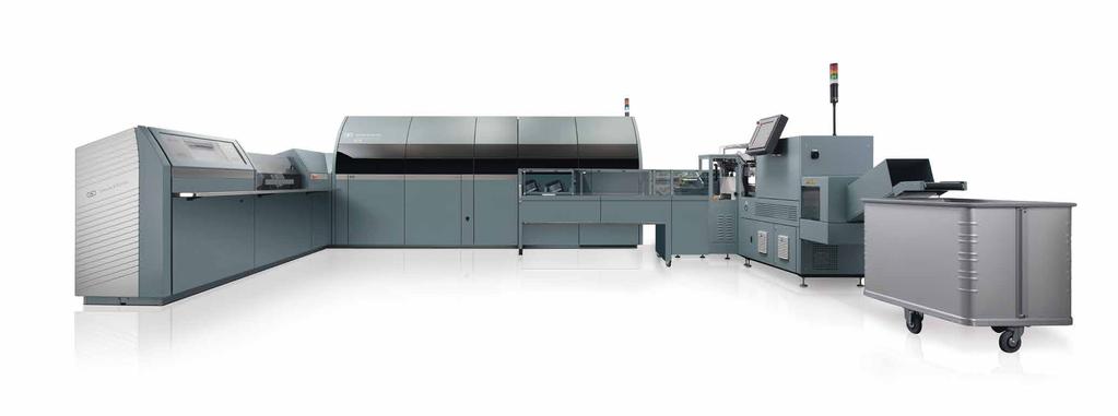 The NotaPack 10 in banknote printing plants Each BPS is connected to one packaging system to ensure a clear material flow and unobstructed access to the BPS.