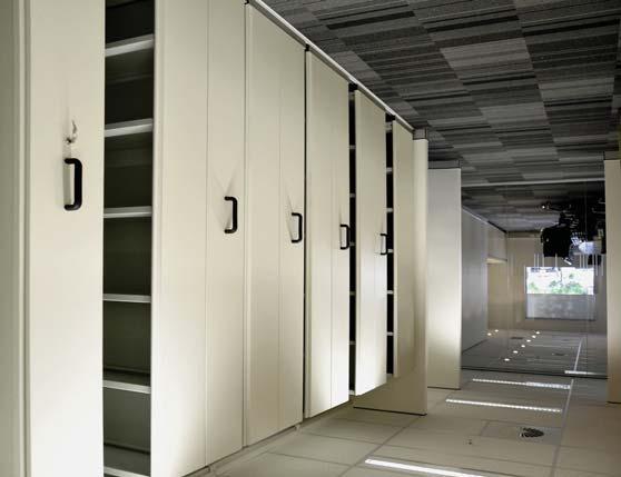 Our mobile shelving systems represent the ultimate refinement in high density storage.