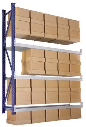 This system is supplied standard with 3 adjustable shelves however extra shelf levels