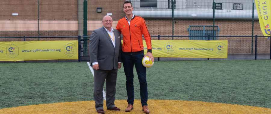 CRUYFF FOUNDATION TURNS TO TIGERTURF FOR NEW COMMUNITY SPORTS FACILITIES TIGERTURF TM The Johan Cruyff Foundation has partnered with leading artificial turf manufacturer, TigerTurf, to install up to