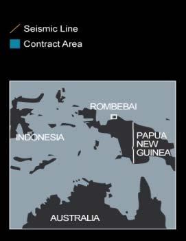 Oil shows on Gesa-1, 2 wells tested (DST) and flowed gas 3 year license extension currently under negotiation with Indonesian Authorities First well on Gesa structure Kare-1 is planned to be