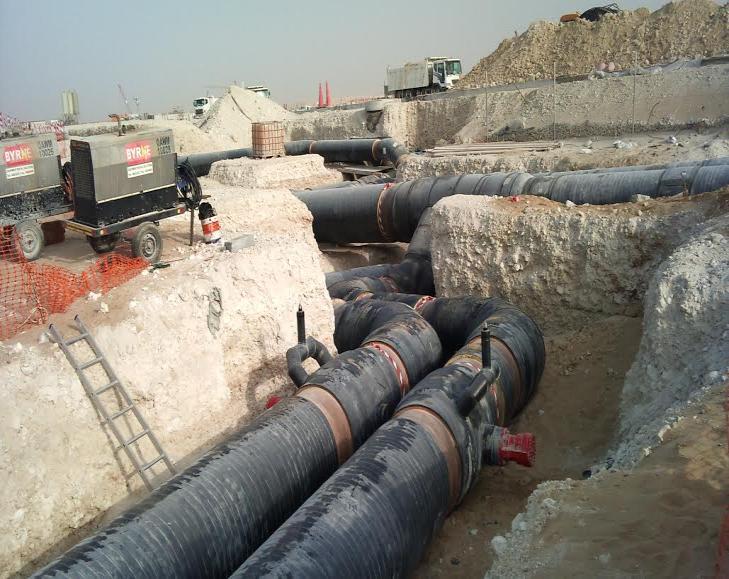 cooling installations at Lusail,