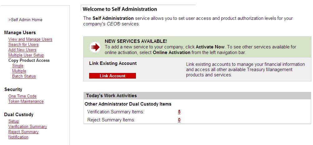 Create a CEO profile for a new user Begin by