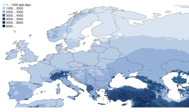 3.2 Health impacts from ground level ozone The TSAP 2013 Baseline suggests for 2025 approximately 18,000 cases of premature deaths from exposure to ground level ozone in the EU 28 (Figure 3.11).