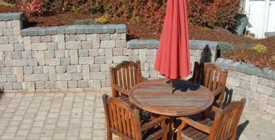 patterns within your retaining wall