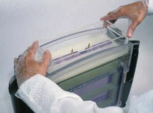 Insert the cassettes into the cassette carrier (Fig 42) and fill any empty slots with blanks. 2.