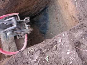 Site investigations Excavations - the use of a backhoe Hydraulic capacity