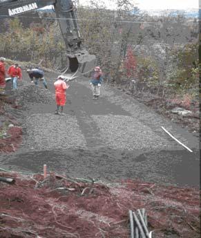 buried infiltration system Pretreatment/septic tank Infiltration unit Photo: