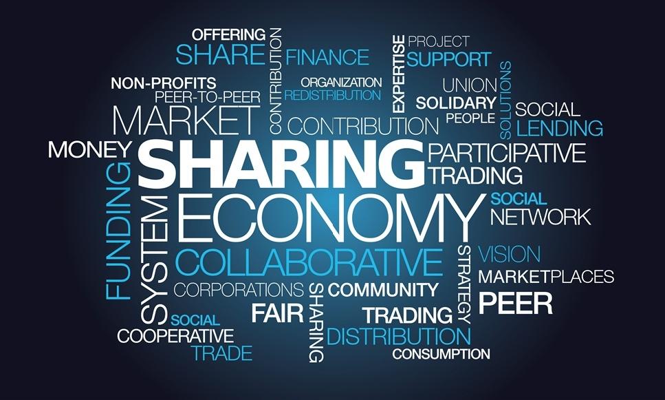 This type of sharing is referred to as the 'sharing economy'.