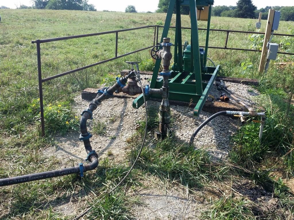 Field Setup For Well Cleanout and Injection Tubing Valve