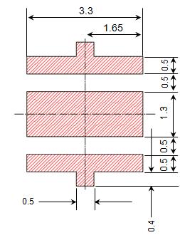 * The thermal pad is electrically isolated from the anode and cathode contact pads.