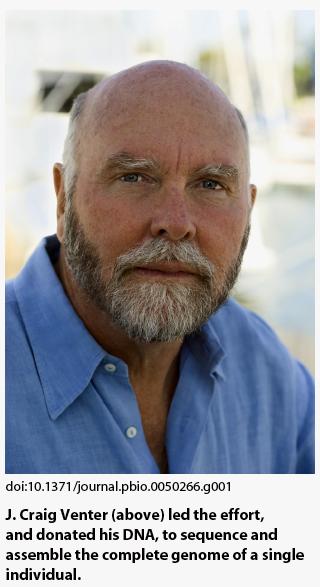 Browse Craig Venter s genome