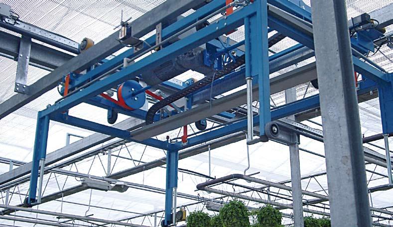 Three-layer transport cart Germination chamber Fully automatic transport cart Ceiling crane Overhead-gantry Watering /